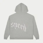 Grey-Silver Satin Godspeed OG Logo V2 Sweatsuit Back