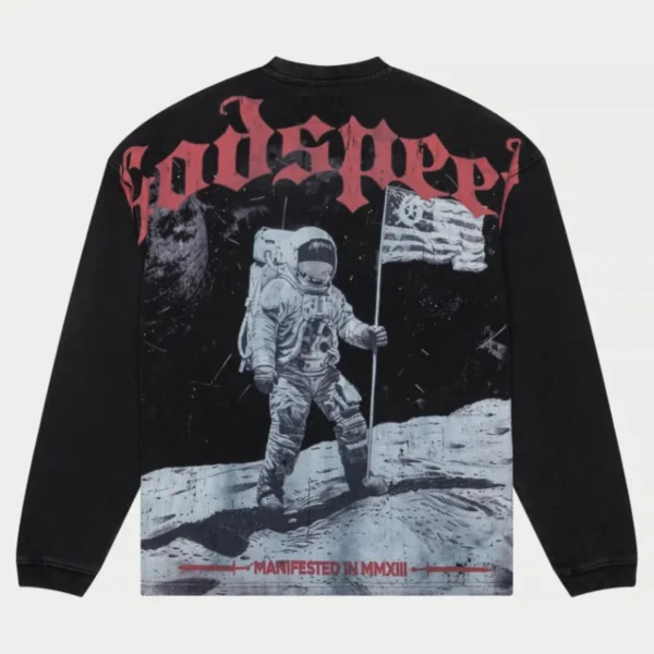 Men's Black God Speed 1969 LS T-Shirt