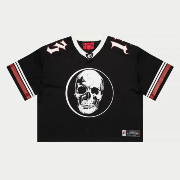 Men's Black Godspeed Skull Jersey
