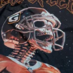 Men's Black Wash Godspeed New York Morale Tee Close