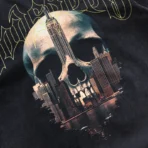 Men's Black Wash Godspeed Skyline Tee Close