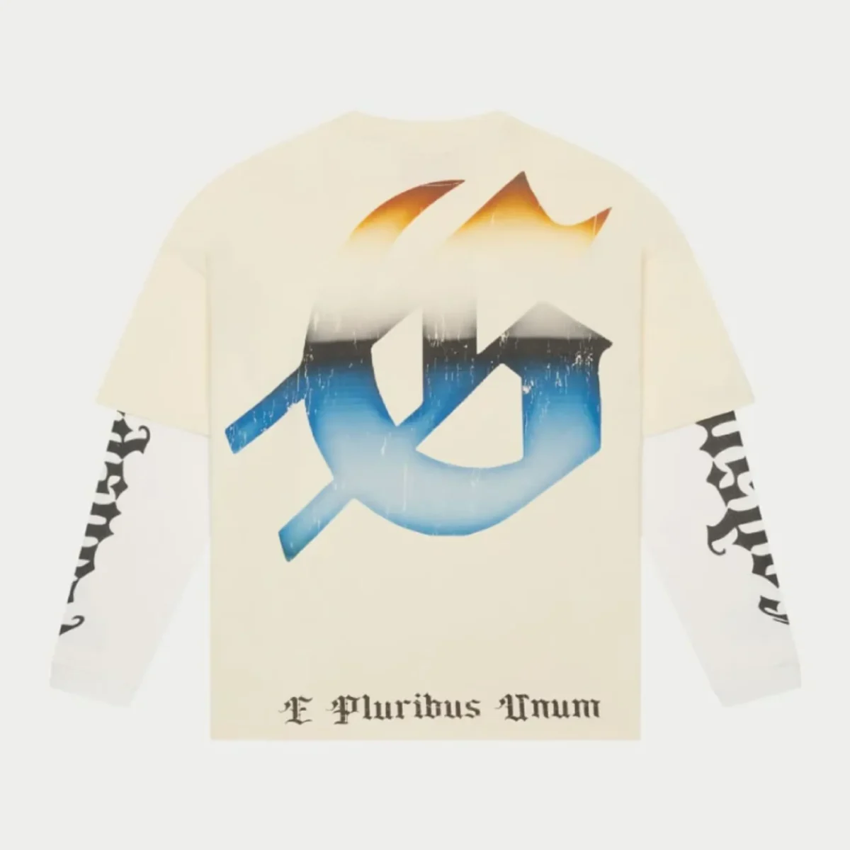 Men's Bone God Speed Artificial Love Layered T-Shirt Back