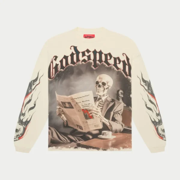 Men's Bone God Speed Black Monday Long Sleeve Shirt