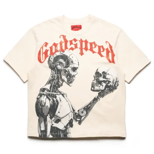 Men's Bone Godspeed New York Mankind Vs AI Tee T-Shirt