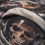 Men's Bone Godspeed New York Space Traveler Tee Close