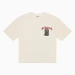 Men's Bone/Red Godspeed Balaclava Szn SS T-Shirt front