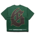 Men's Green Godspeed Morale Tee T-Shirt Back