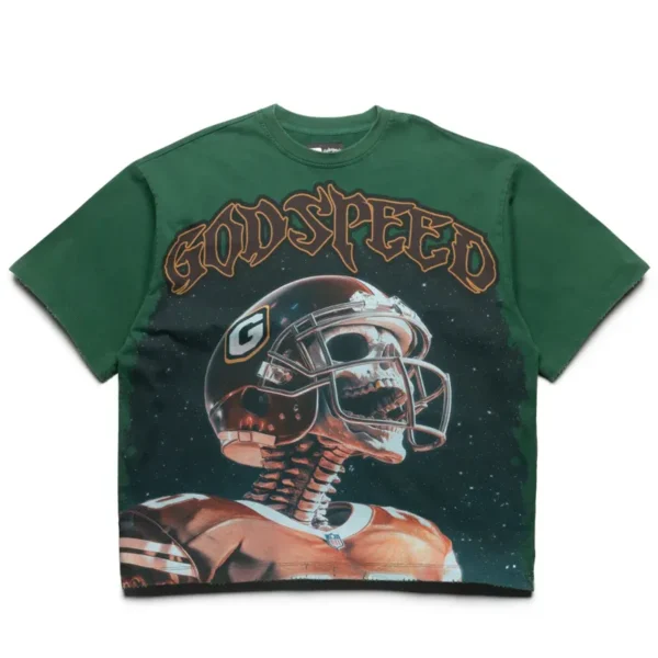 Men's Green Godspeed Morale Tee T-Shirt
