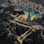 Washed Grey Godspeed Sightseeing Tee - Image 3