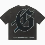 Men's Grey Wash Godspeed Smell The Roses T-Shirt Back