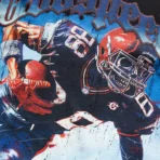 Men's Navy Wash Godspeed Endzone Tee Close