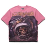 Men's Pink Godspeed New York Space Traveler Tee