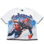 White Godspeed Endzone Short Sleeve Tee
