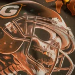 Men's Yellow Godspeed Morale Tee Close