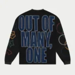 Men's vintage Black God Speed Dream Team 24 LS T-Shirt Back