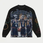 Vintage Black Godspeed Dream Team 24 L/S T-Shirt