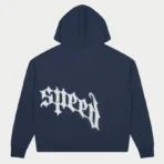 Navy Godspeed OG Logo V2 Sweatsuit Hoodie View