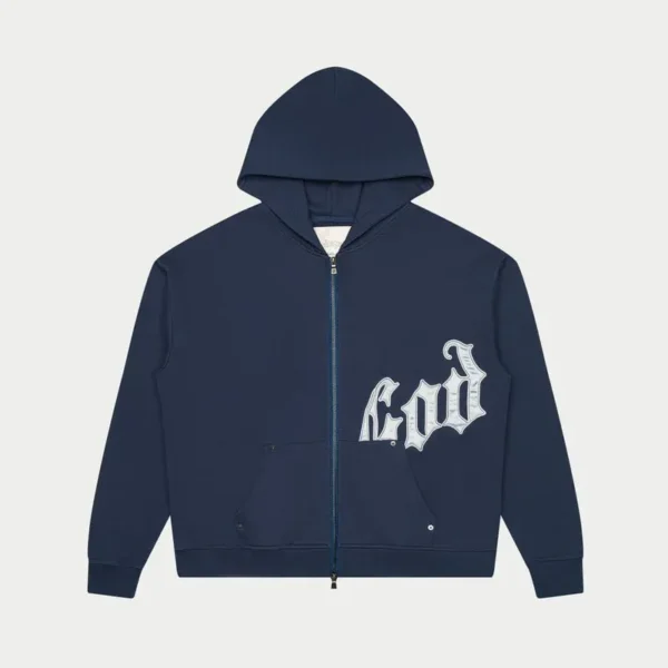 Navy Godspeed Og Logo V2 Hoodie