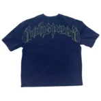Navy Wash Godspeed Skyline Crew Neck T-Shirt Back