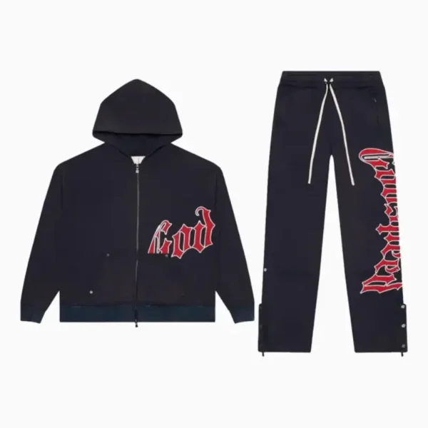 Navy/Red Godspeed OG Logo V2 Sweatsuit