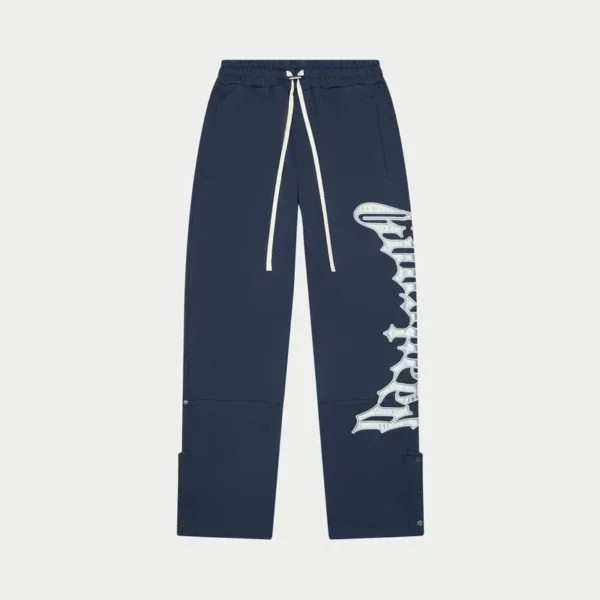 Navy-Sliver Godspeed OG Logo V2 Sweatpants
