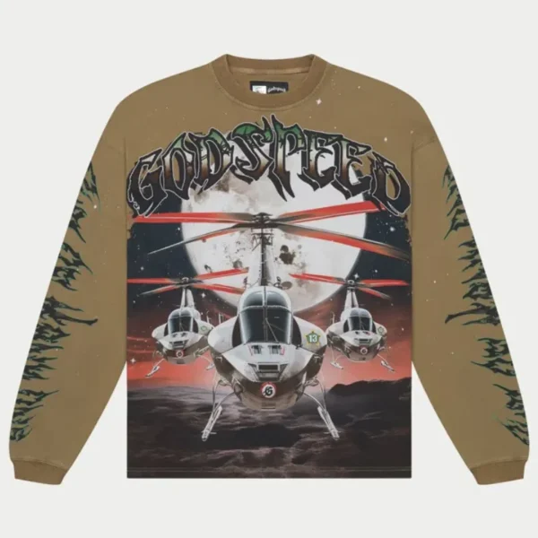 Olive Godspeed Air Strike L_S T-shirt