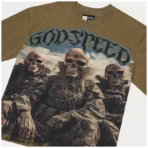 Olive Godspeed Squadron T-Shirt Close