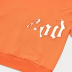 Orange Godspeed OG Logo Hoodie Close View