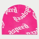 Pink Godspeed OG Logo Beanie Back