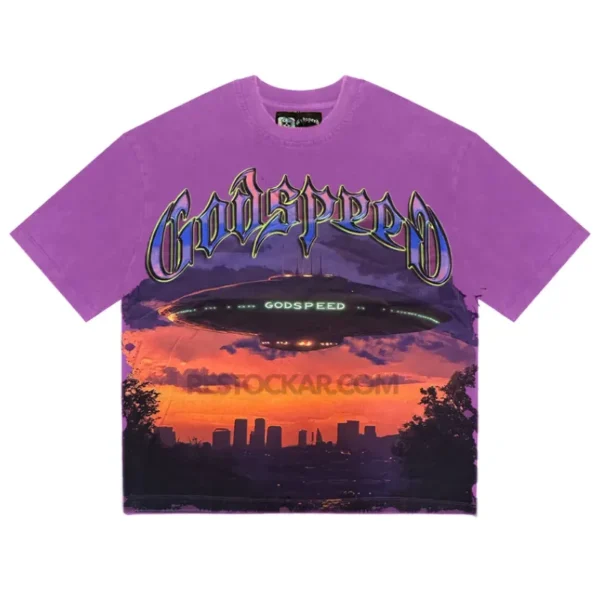 Purple Wash Godspeed U.A.P Tee
