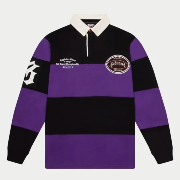 Purple/Black Godspeed Classic Field Rugby T-Shirt