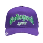 Purple-Green Godspeed Forever Grape Trucker Hat