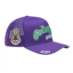 Purple-Green Godspeed Forever Grape Trucker Hat Side View