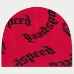 Red Godspeed OG Logo Beanie Back Side