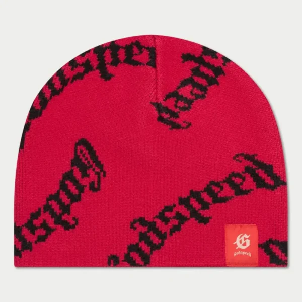 Red Godspeed OG Logo Beanie