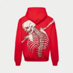 Red Godspeed R.O.D Cotton Hoodie Back View