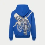 Royal Blue Godspeed R.O.D Cotton Hoodie Back View