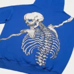 Royal Blue Godspeed R.O.D Cotton Hoodie Close View
