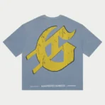 Sky Blue Godspeed Cotton T-Shirt Back View