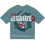 Green Godspeed Outdoor Sky Blue Tee Back