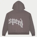 Stone Grey Godspeed OG Logo V2 Hoodie Back
