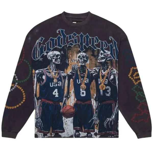 Vintage Navy Godspeed Dream Team 24 L/S Tee