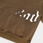 Vintage Olive Godspeed OG Logo Hoodie Close View