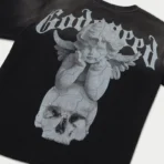 Vintage Wash Godspeed Circle Of Life T-Shirt Close