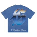 Wash Blue Godspeed Artificial Love T-Shirt Back View