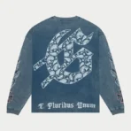 Wash Blue Godspeed Hollywood Inferno Long Sleeve T-Shirt