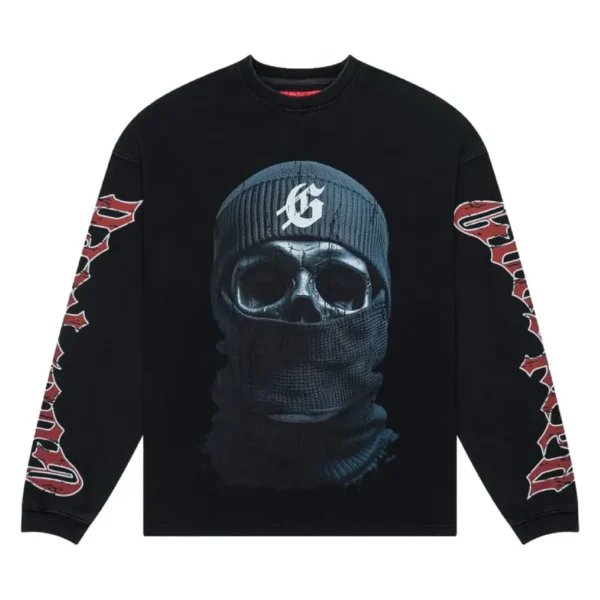 Washed Black Godspeed Balaclava Szn L/S T-Shirt