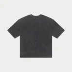 Washed Black Godspeed Cotton T-Shirt Back View