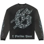 Washed Black Godspeed Hollywood Inferno Thermal L/S Tee Back