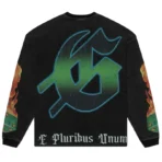 Washed Black Godspeed L.A.G Thermal L/S T-Shirt Back